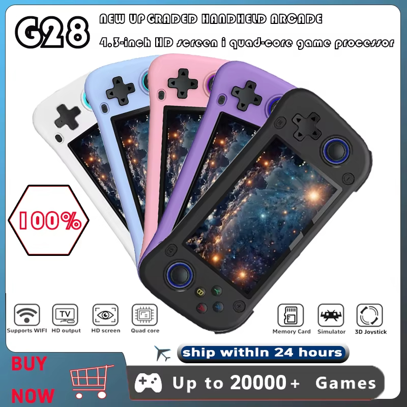 Gaming Console Emulator - G28 Retro Handheld Videogameconsole Linux Systeem