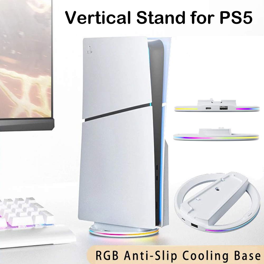 Sony Console Ps5 Slim - Voor PS5/PS5 Slim Cooling Base RGB