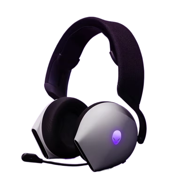 Gaming Headset Wired - A Lienware AW520H zwart/witte gaming- en