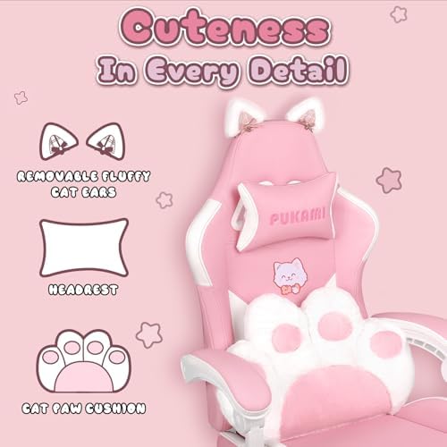 Roze gamingstoel, schattig met - Gaming Chair Cushion recensie en prijs
