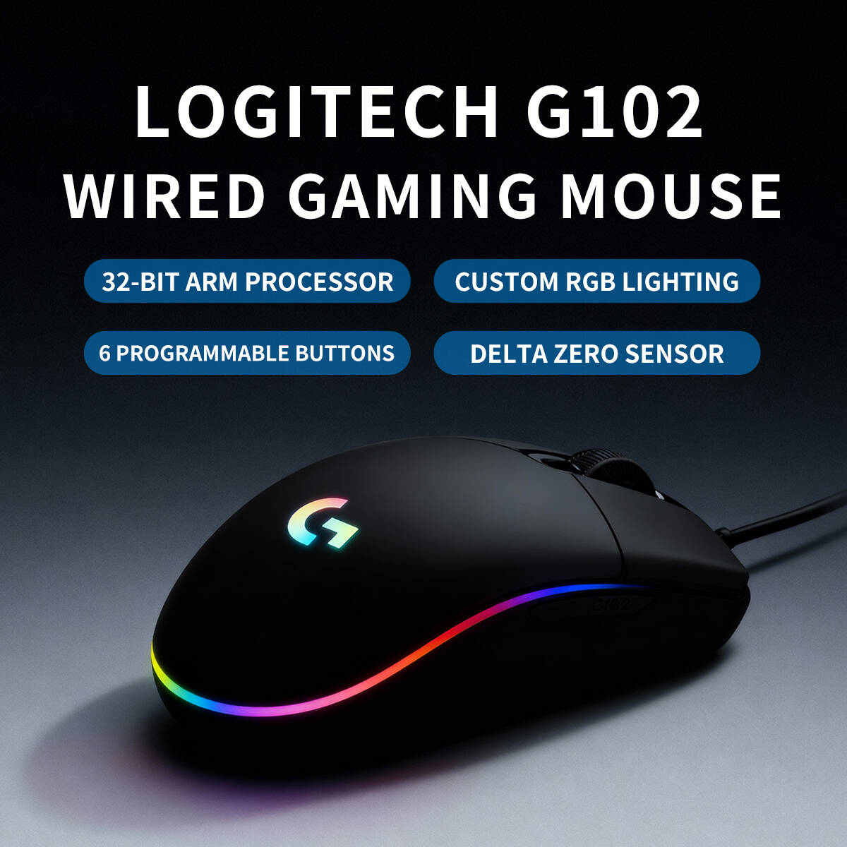 Logitech G102 Prodigy Gaming M - Gaming Headset Wired recensie en prijs