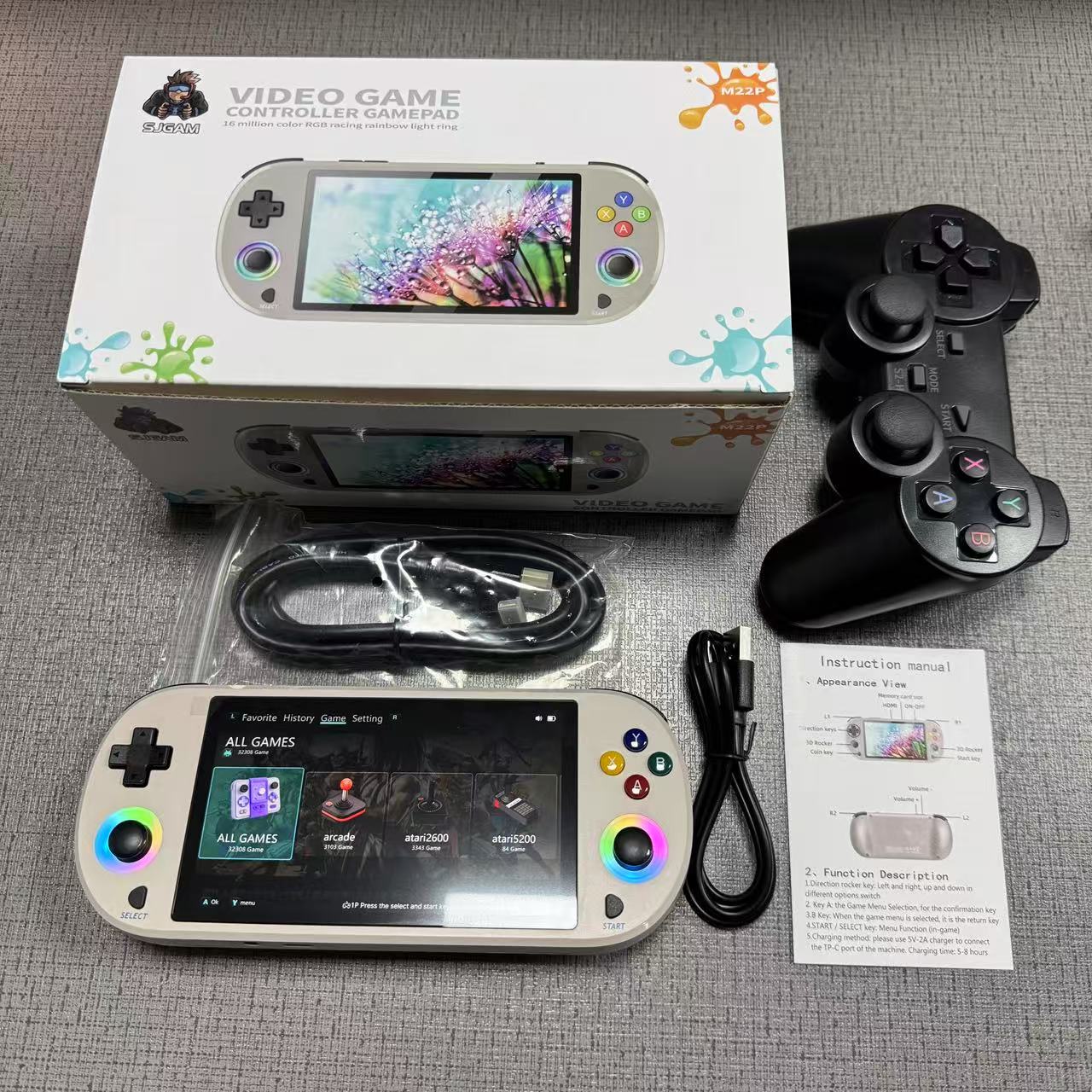 Nieuwe 128GB M22 Pro Draagbare - Gaming Console Emulator recensie en prijs