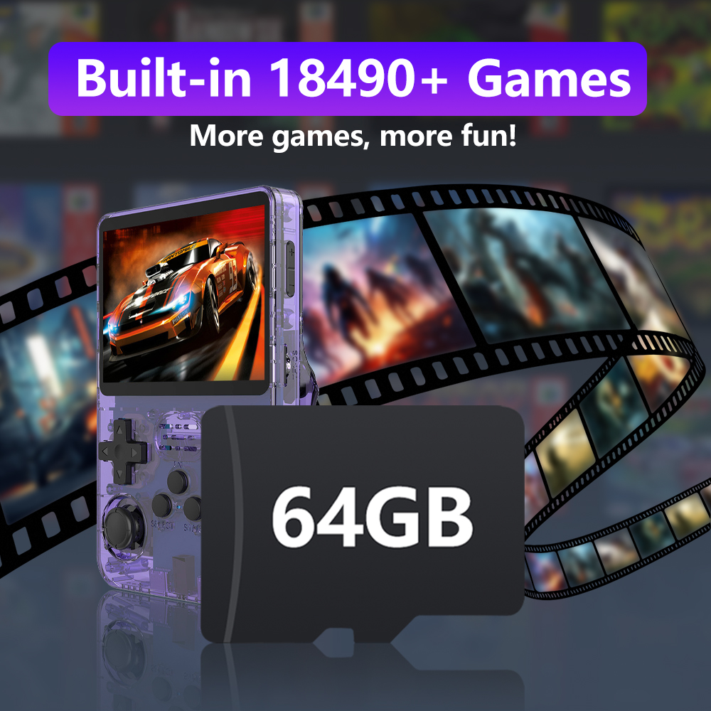 64GB Gamekaart voor R36S Game  - Gaming Console Emulator recensie en prijs