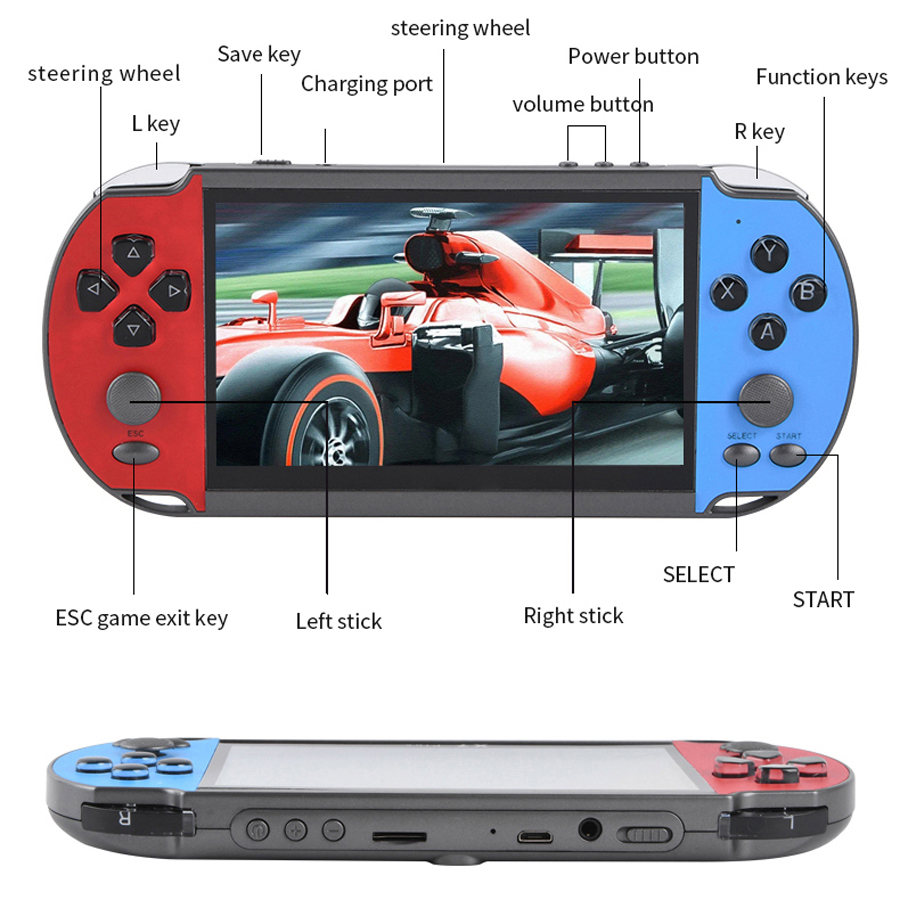 Draagbare Handheld Videogame T - Gaming Console Emulator recensie en prijs