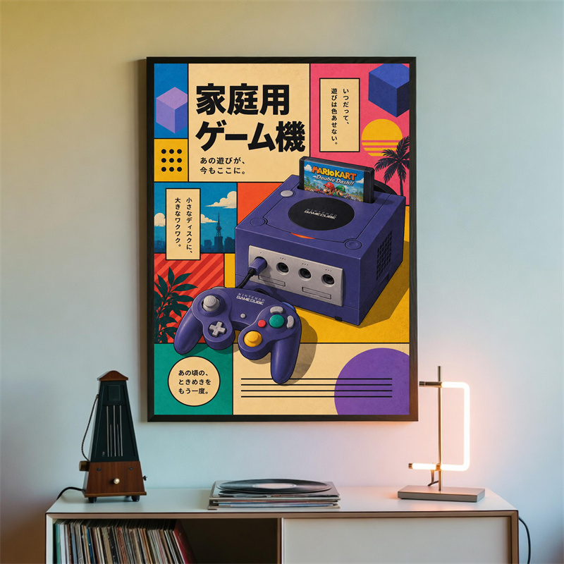Retro Gaming Wandkunst Poster  - Gaming Console In 90S recensie en prijs