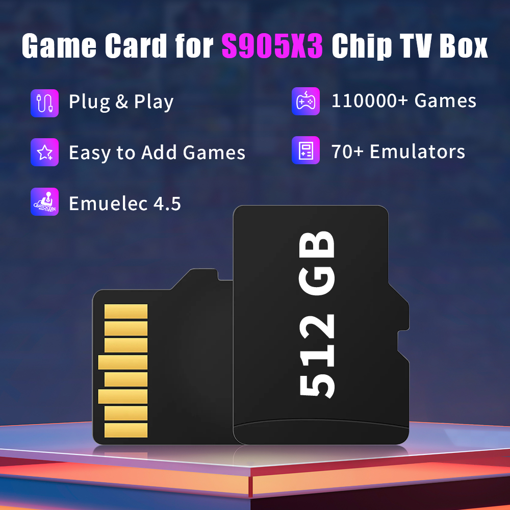 Spel Tf Kaart Voor S 905X3 Chi - Gaming Console Emulator recensie en prijs
